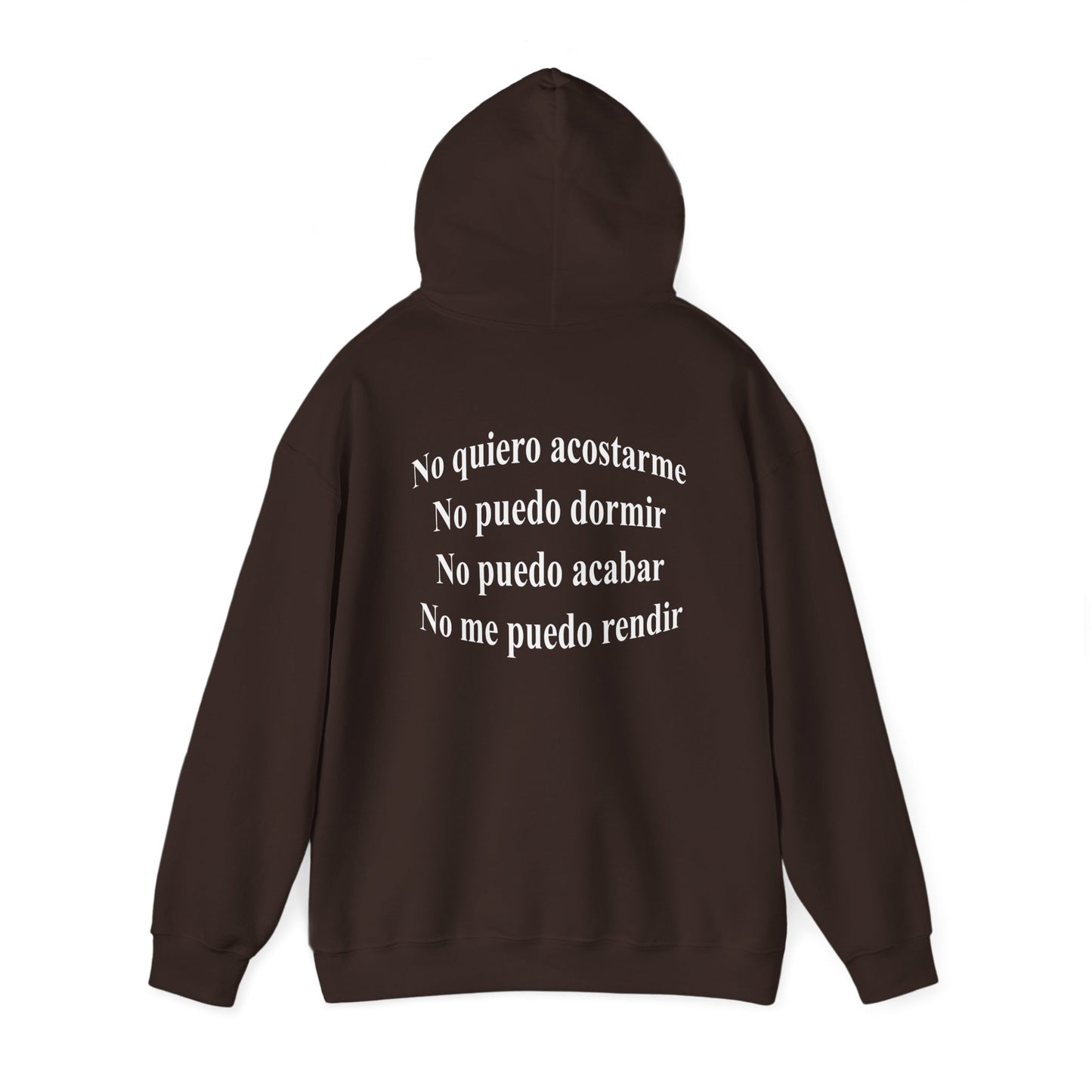 Sudadera "No quiero acostarme"