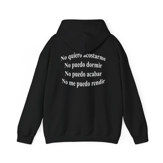 Sudadera "No quiero acostarme"